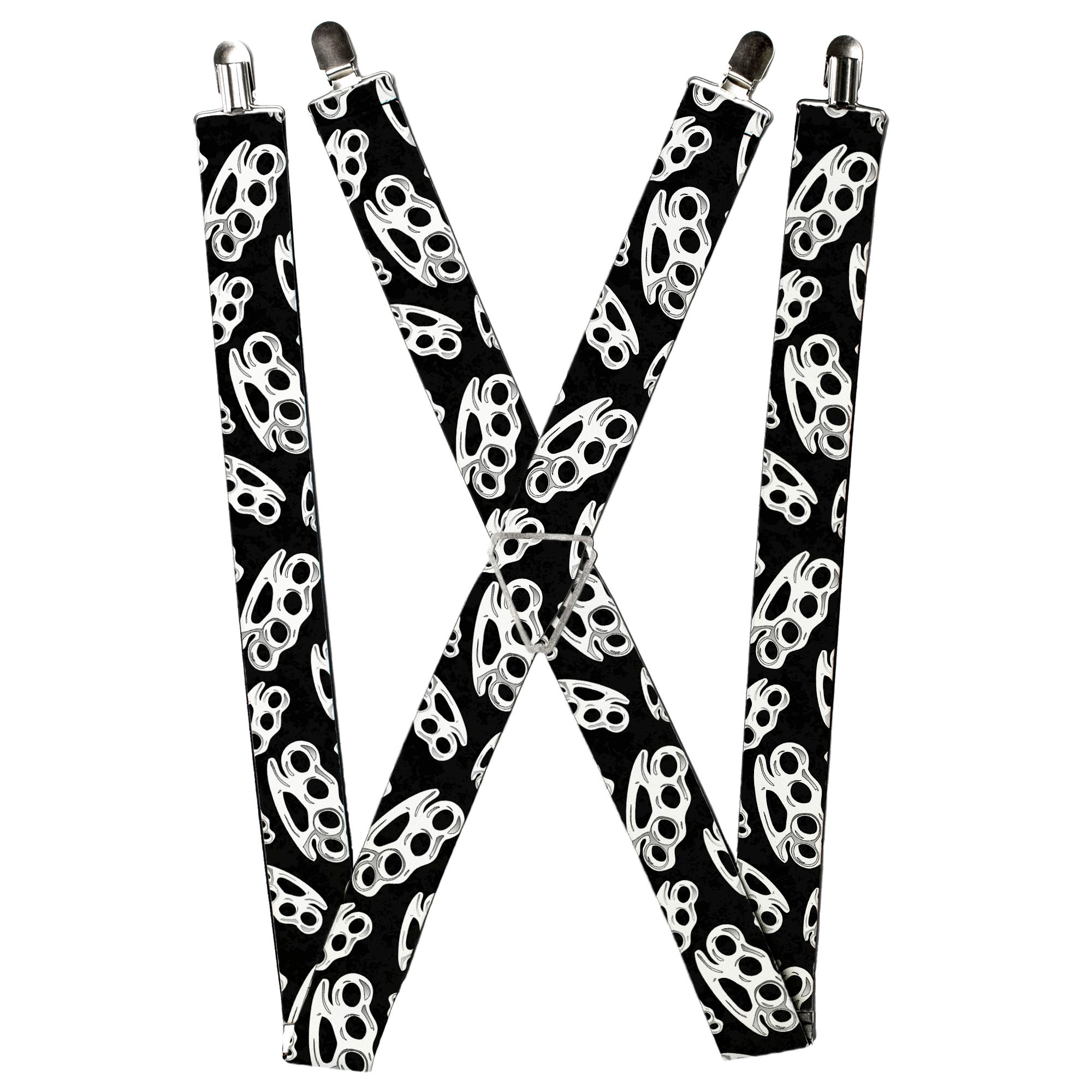 Suspenders - Brass Knuckles Black/White