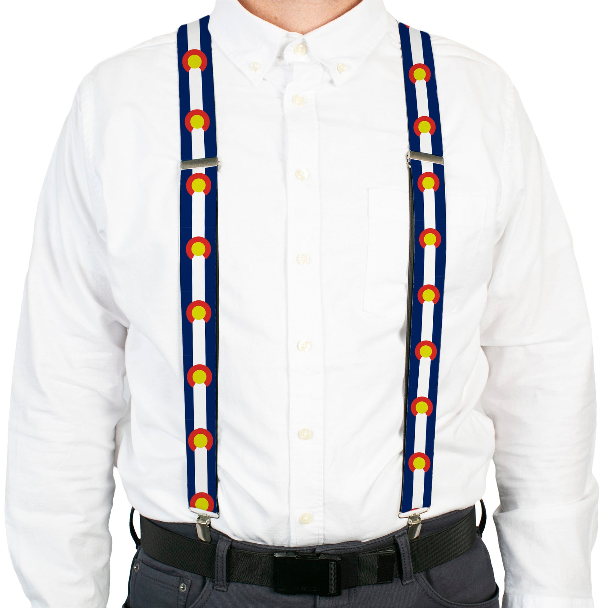 Suspenders - Colorado Flags2 Repeat Suspenders Buckle-Down