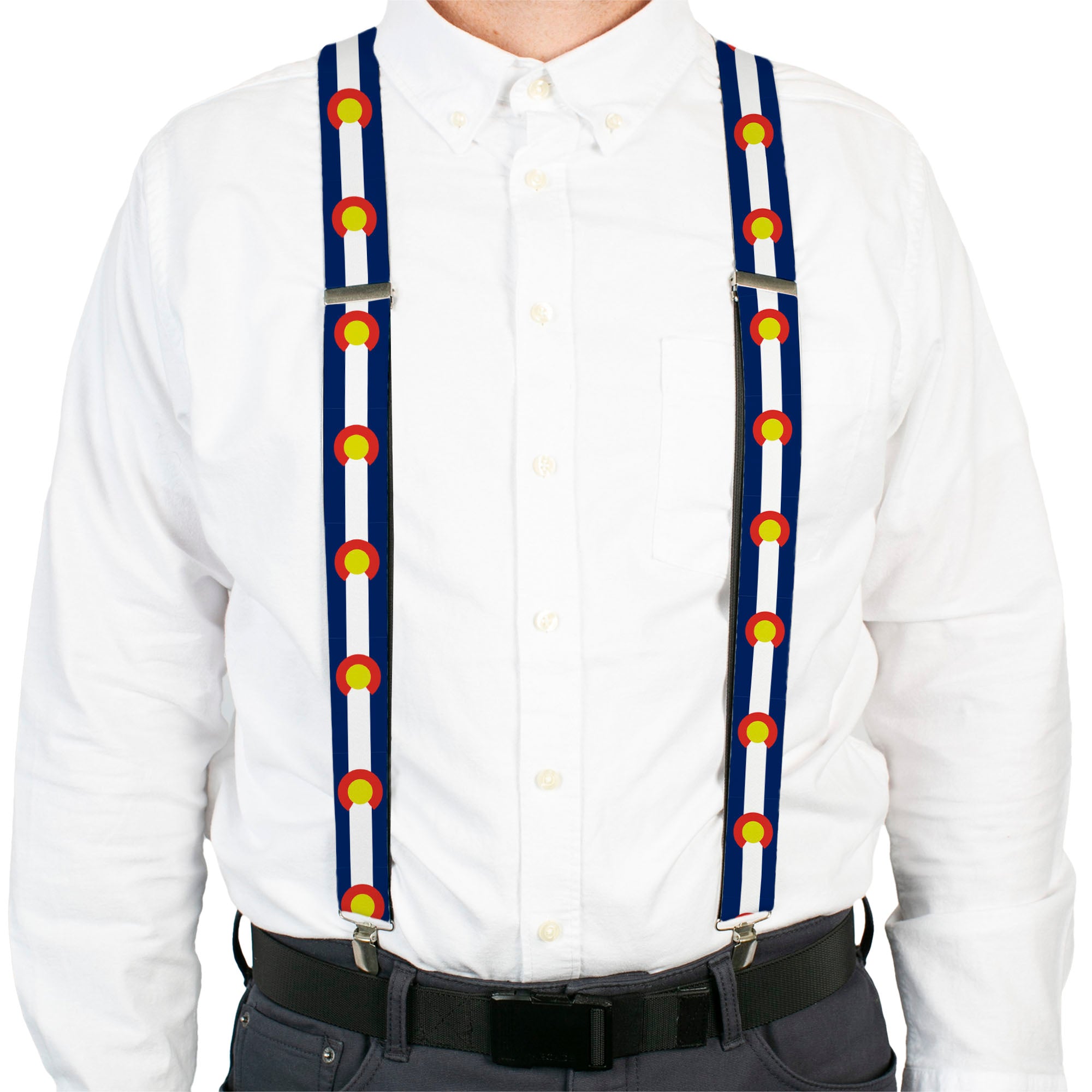 Suspenders - Colorado Flags2 Repeat Suspenders Buckle-Down