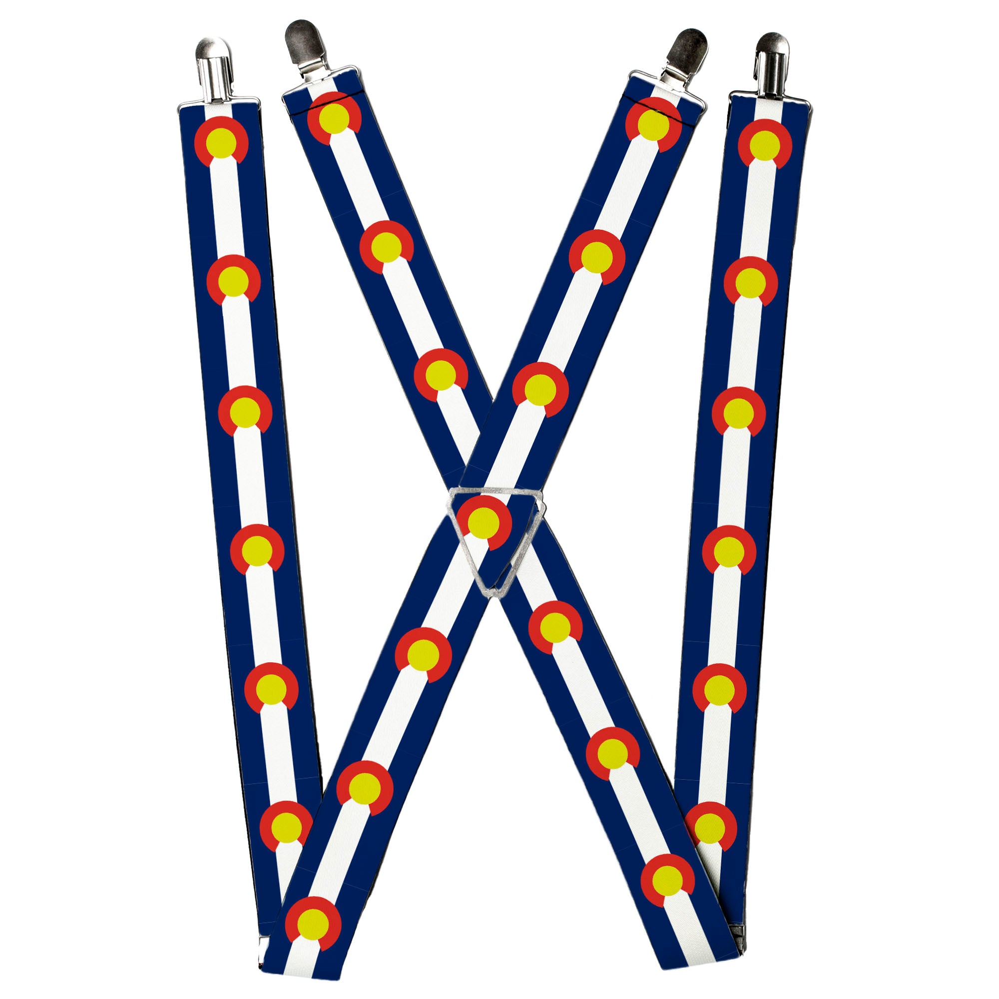 Suspenders - Colorado Flags2 Repeat Suspenders Buckle-Down