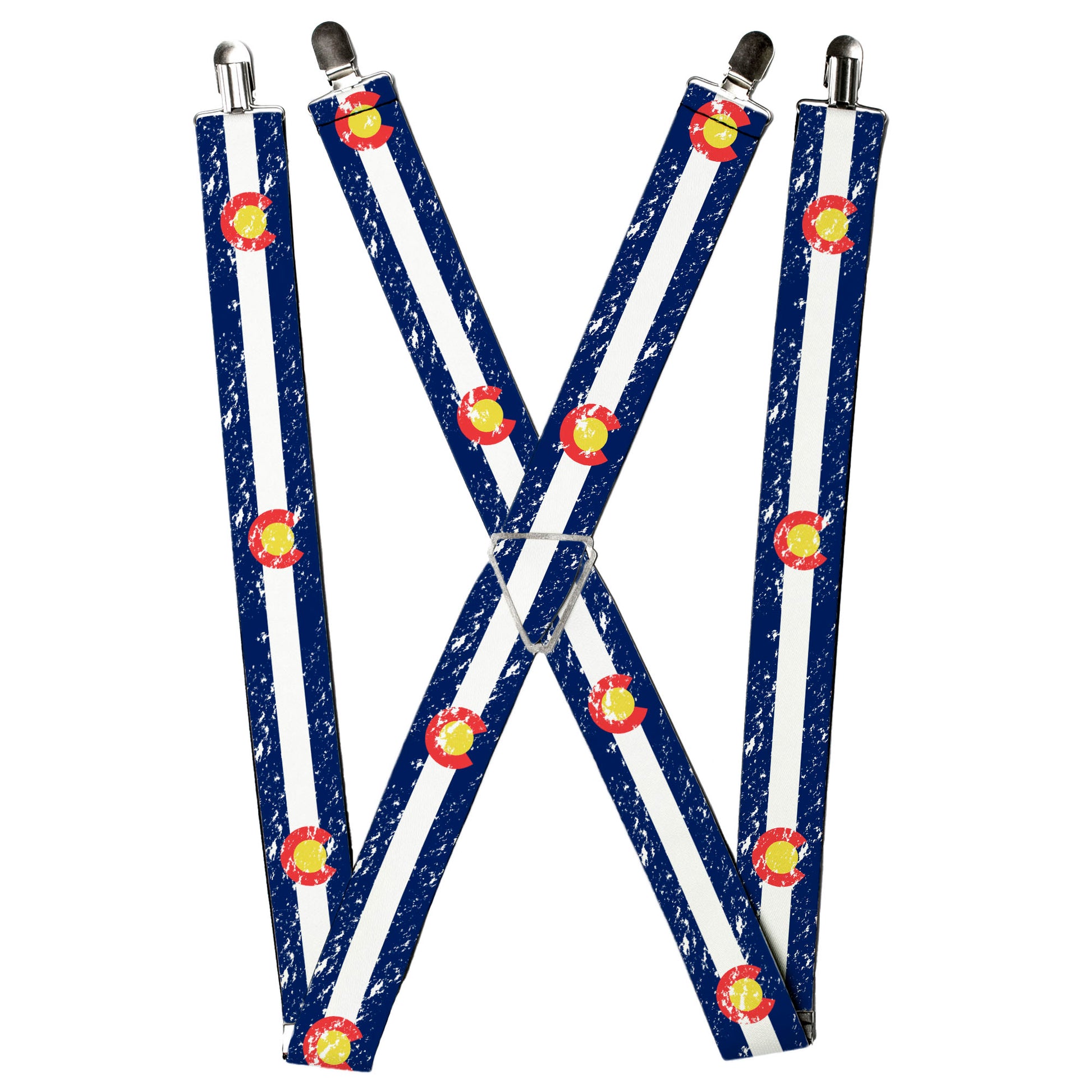 Suspenders - Colorado Flags4 Weathered Suspenders Buckle-Down