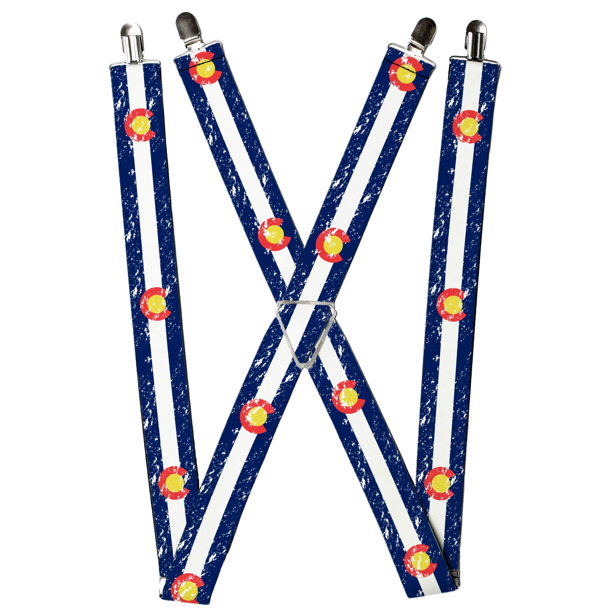 Suspenders - Colorado Flags4 Weathered Suspenders Buckle-Down