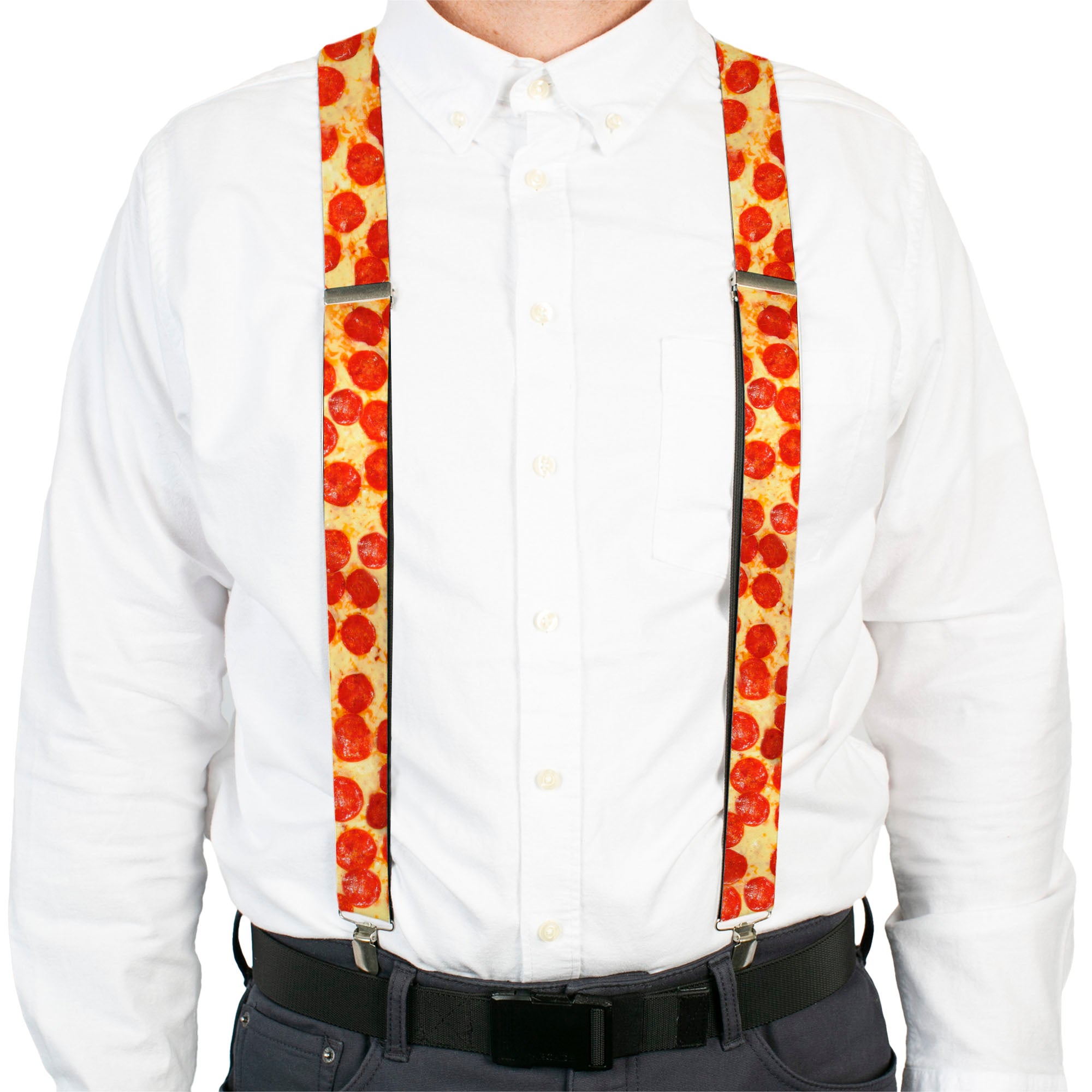 Suspenders - Pepperoni Pizza Vivid Suspenders Buckle-Down