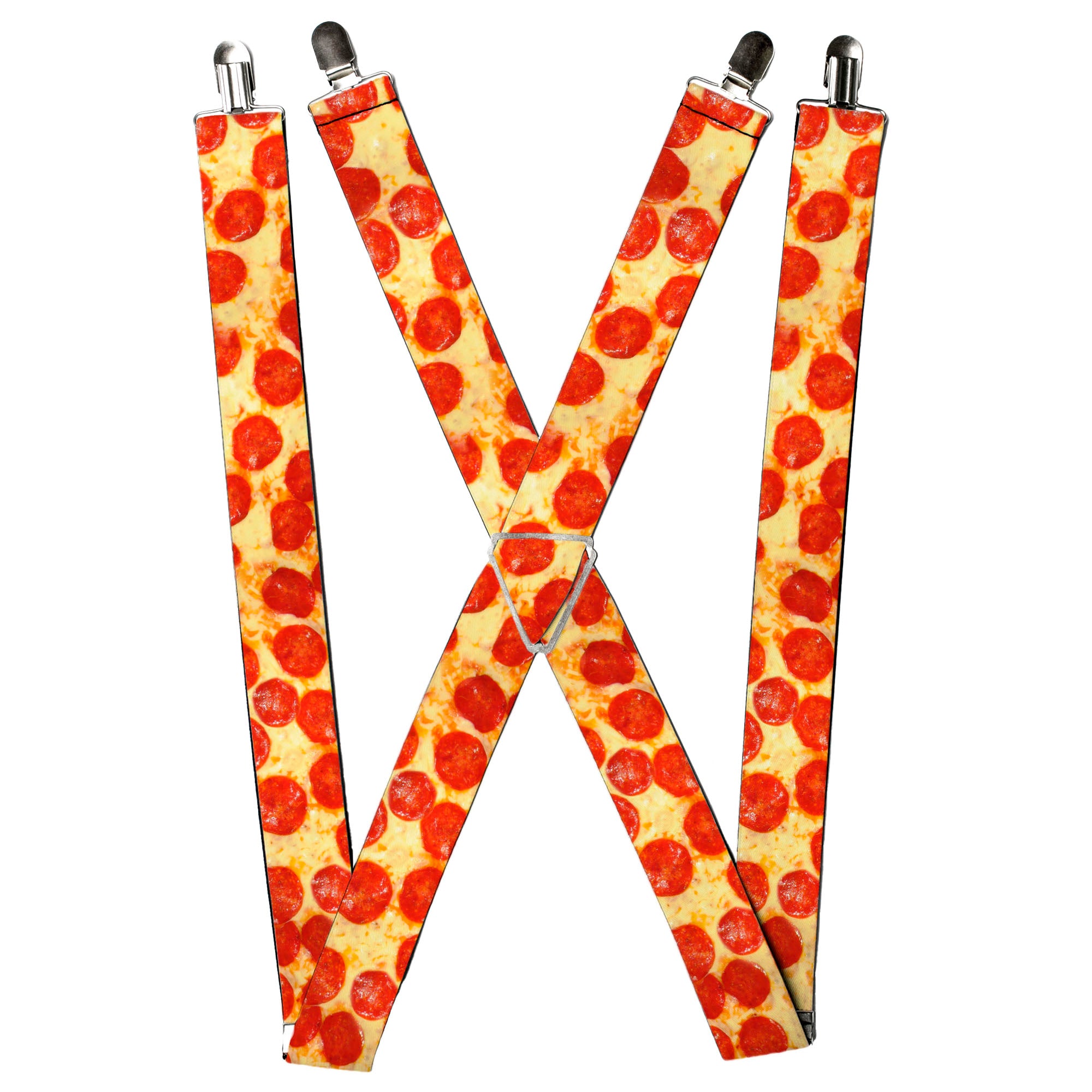 Suspenders - Pepperoni Pizza Vivid Suspenders Buckle-Down