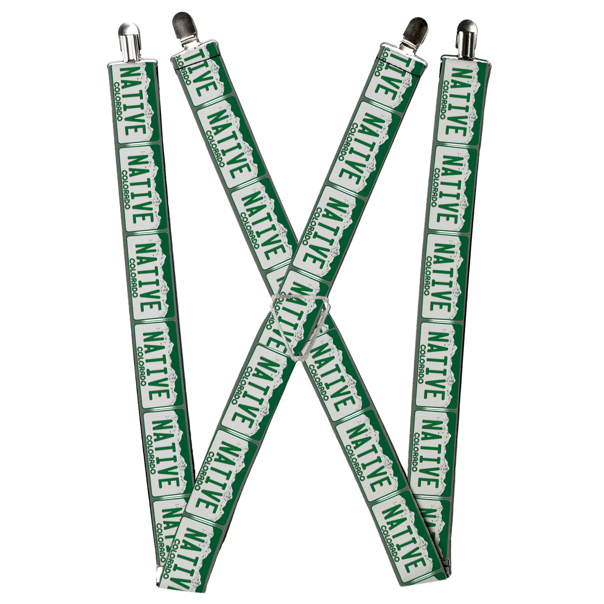 Suspenders - Colorado License Plate NATIVE Suspenders Buckle-Down