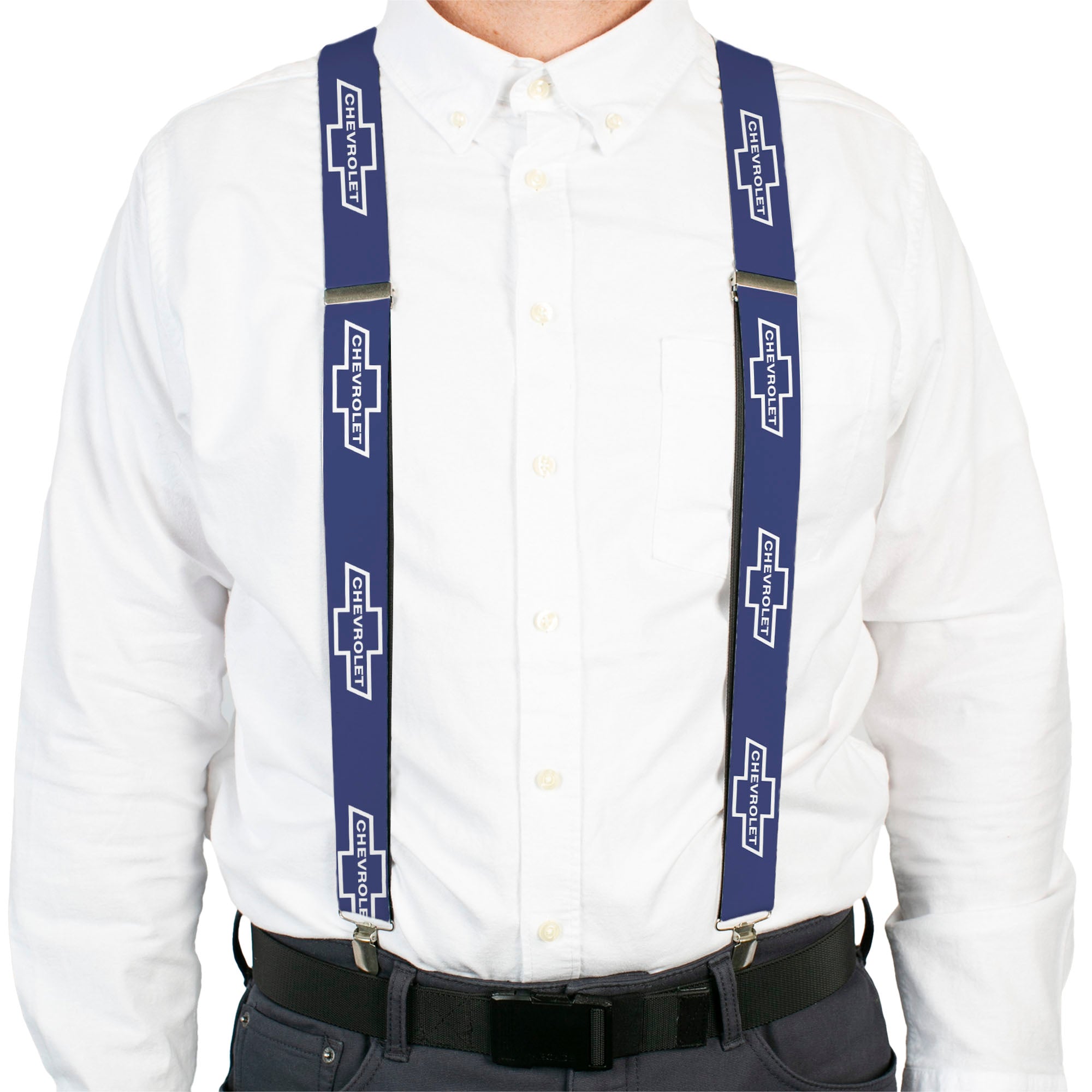 Suspenders - 1965 CHEVROLET Bowtie Blue/White