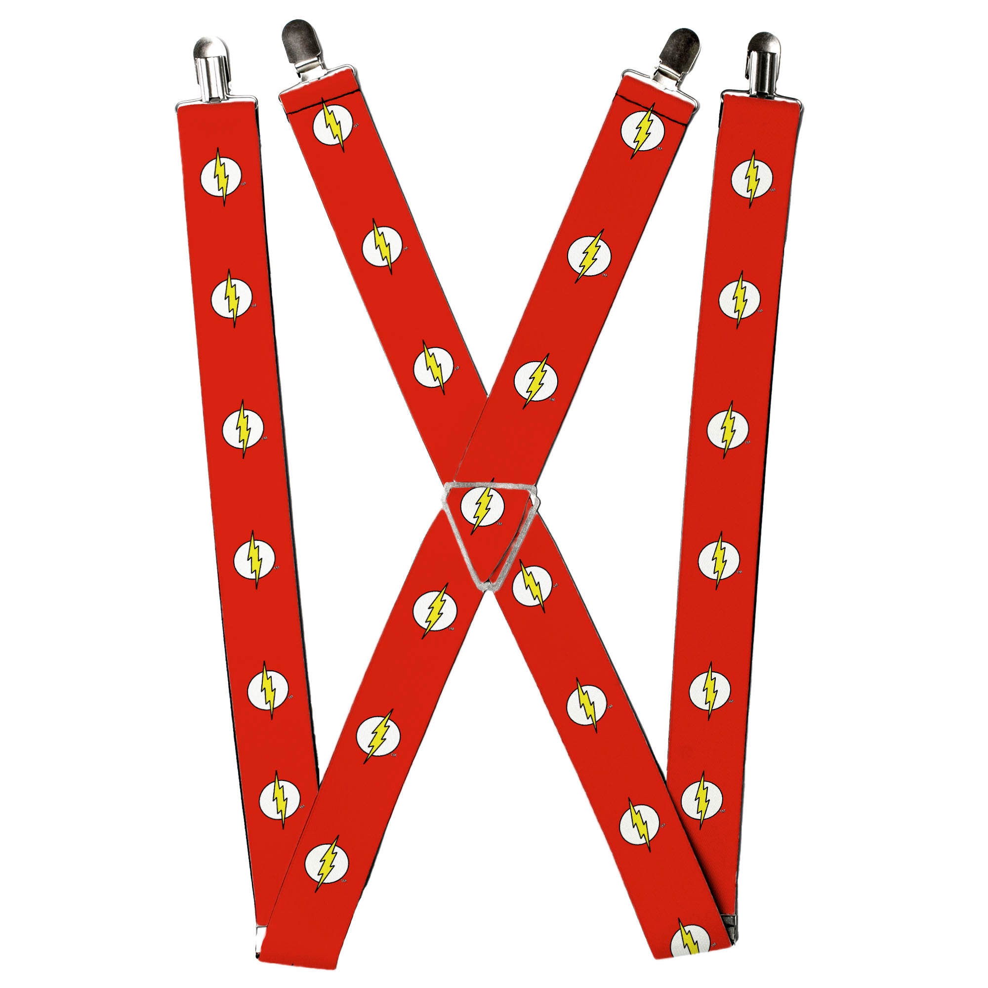 Suspenders - Flash Logo Red/White/Yellow
