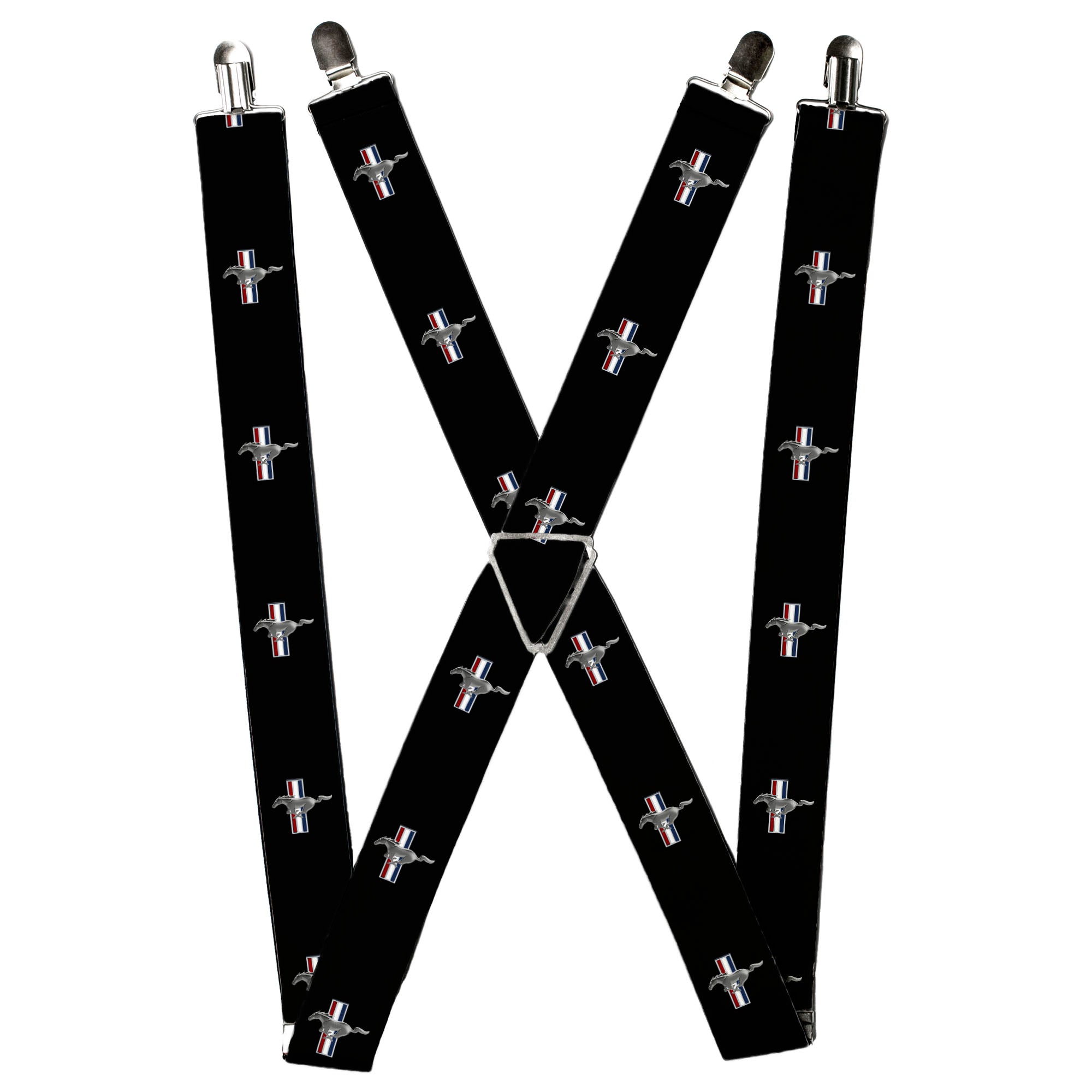 Suspenders - Ford Mustang w/Bars Logo REPEAT