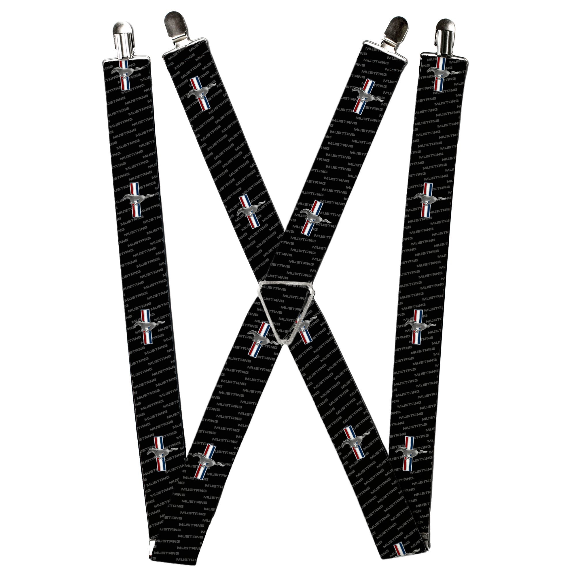 Suspenders - Ford Mustang w/Bars REPEAT w/Text
