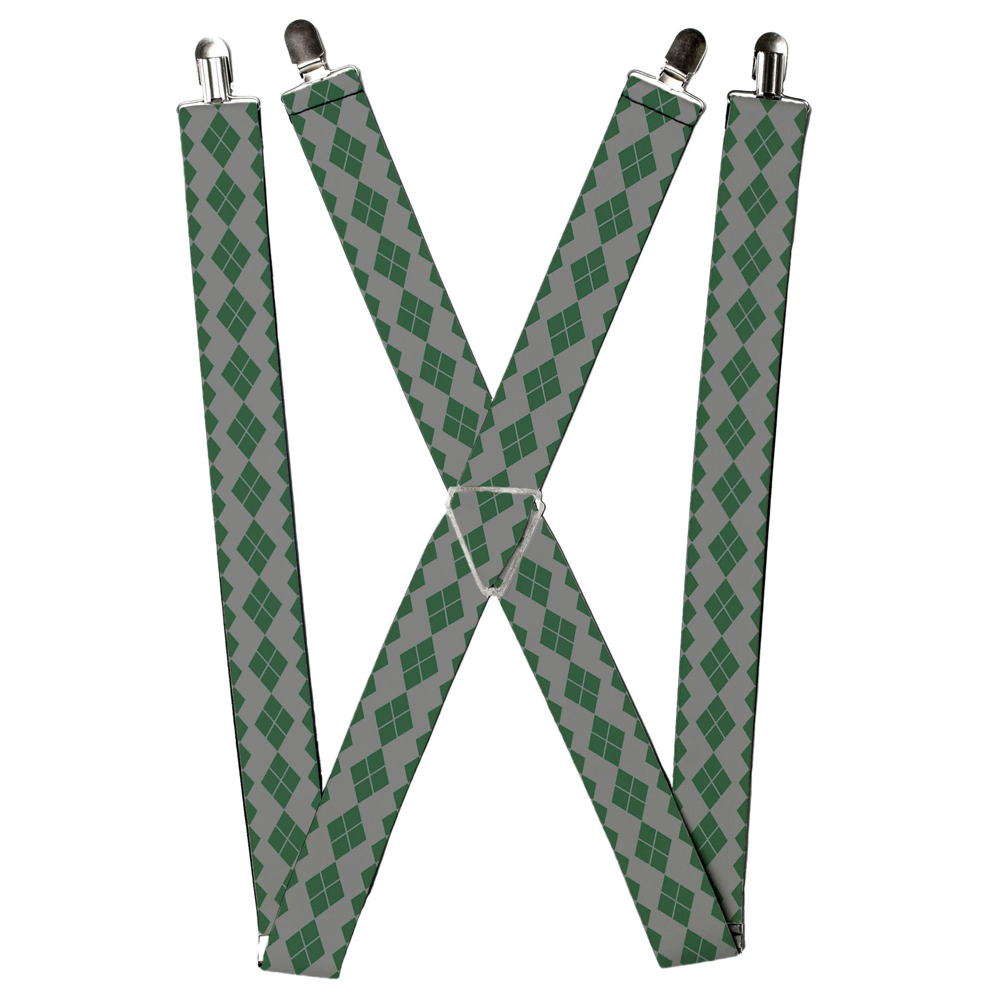 Suspenders - Joker Diamonds Gray/Green Suspenders DC Comics