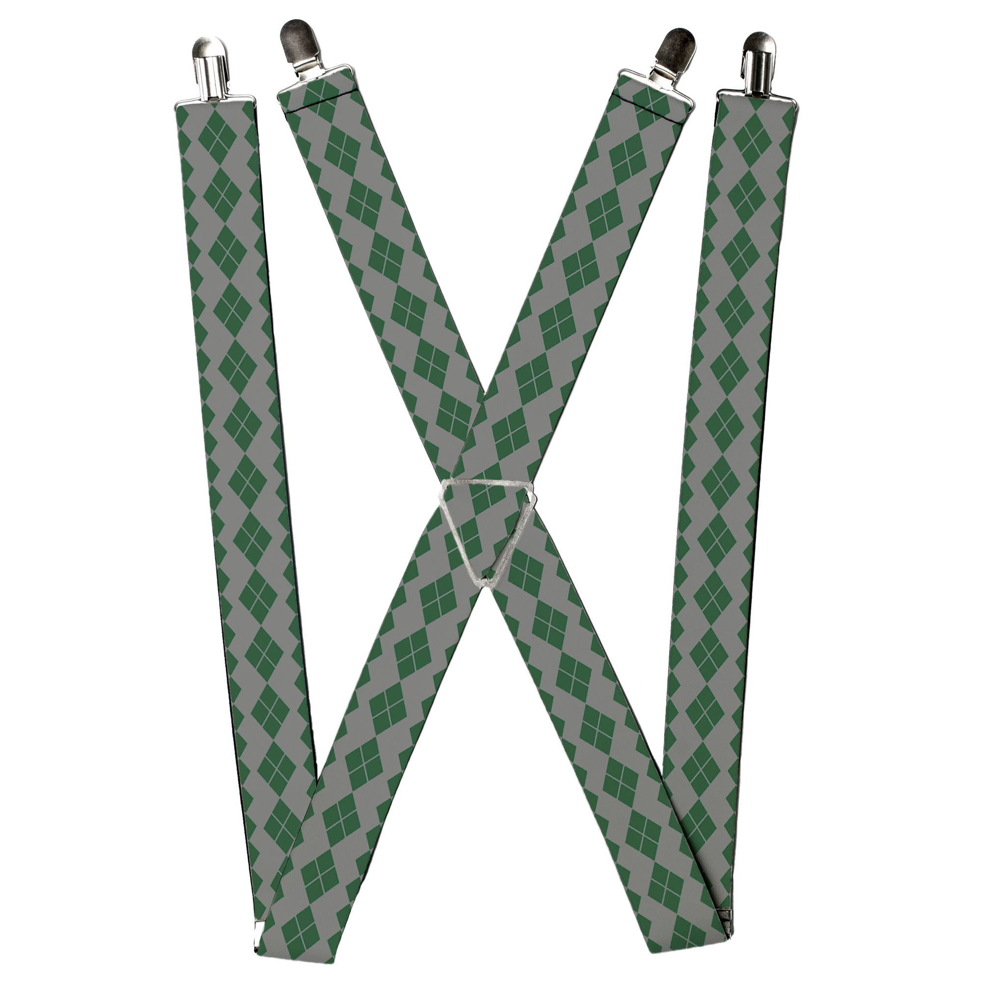 Suspenders - Joker Diamonds Gray/Green Suspenders DC Comics