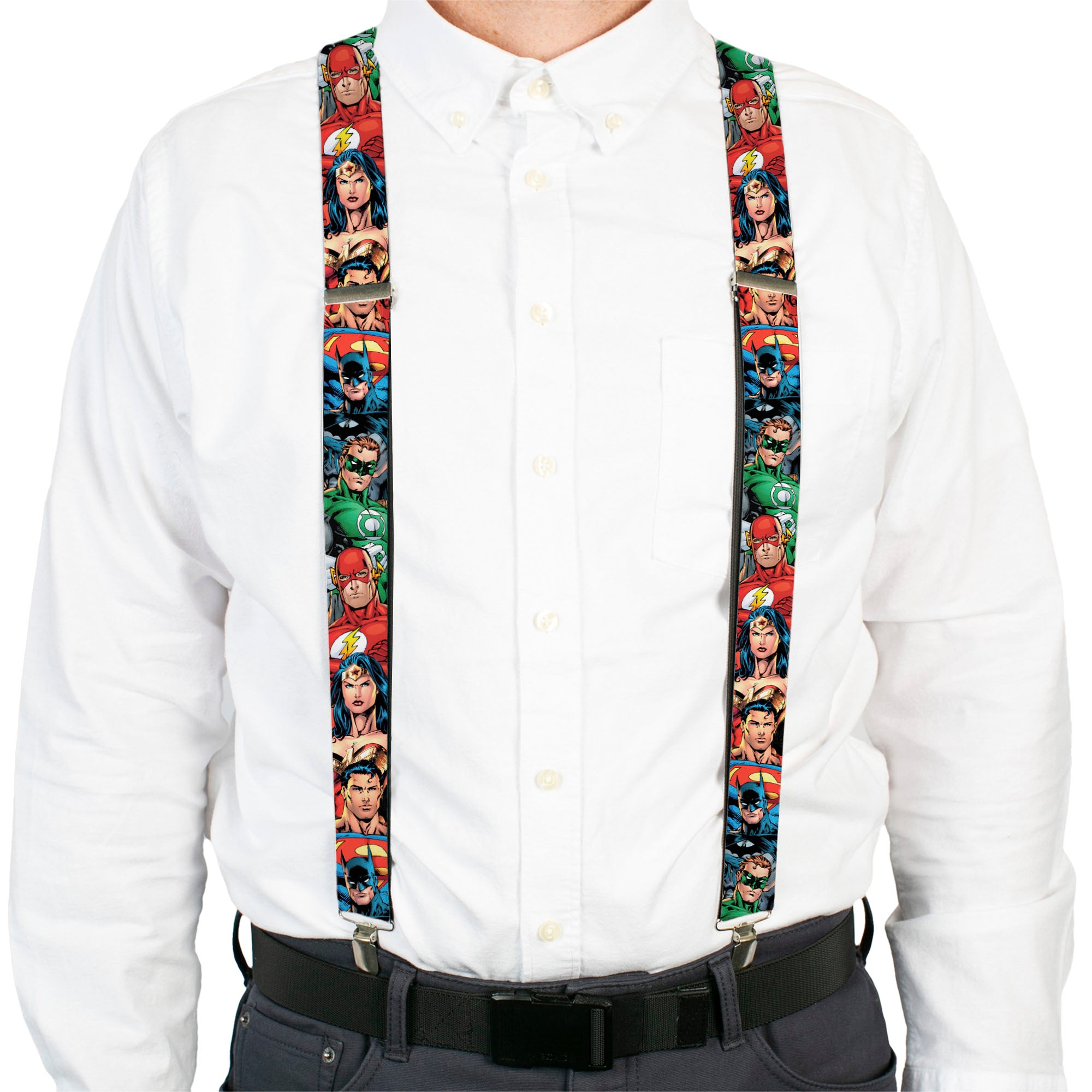 Suspenders - Justice League Elite Forces Superheroes Suspenders DC Comics