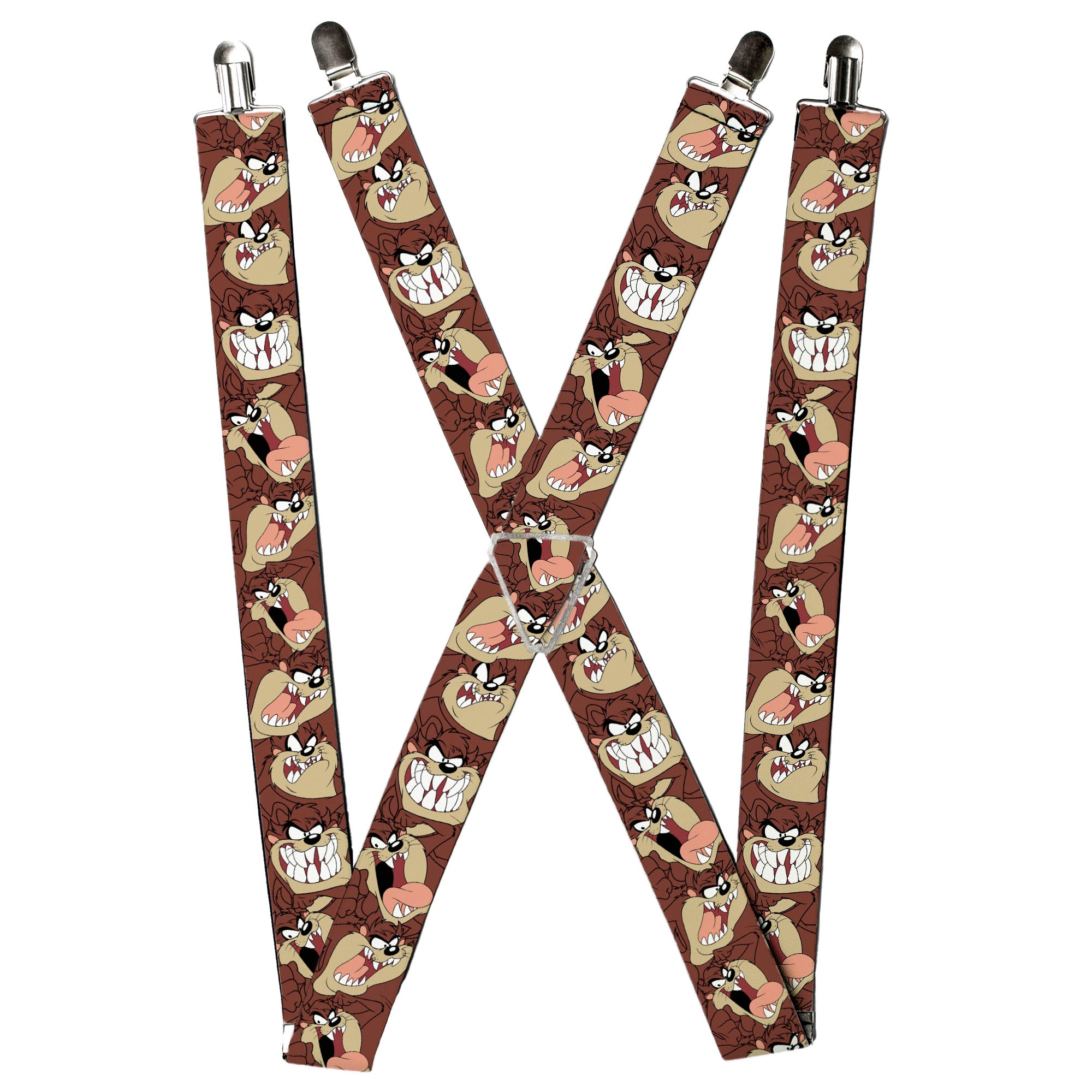 Suspenders - Tasmanian Devil Expressions Brown