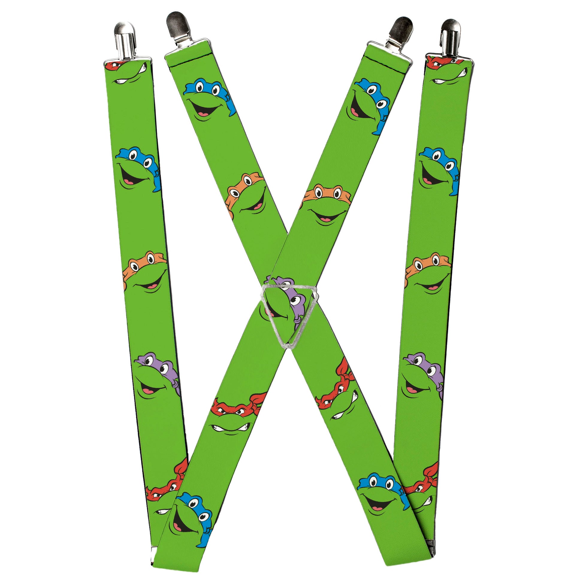 Suspenders - Classic Teenage Mutant Ninja Turtles Turtle Expressions Green Suspenders Teenage Mutant Ninja Turtles
