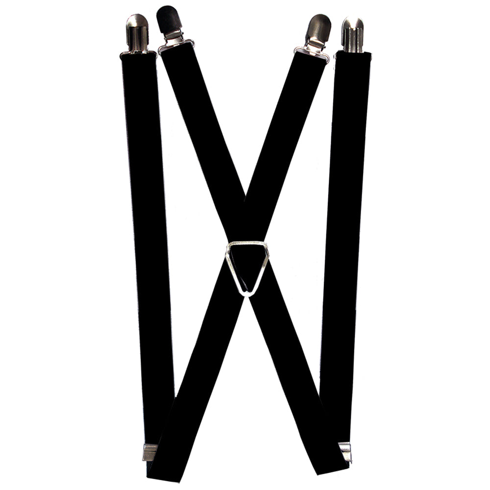 Suspenders - Black Suspenders Buckle-Down 1.0-Inch Wide Regular