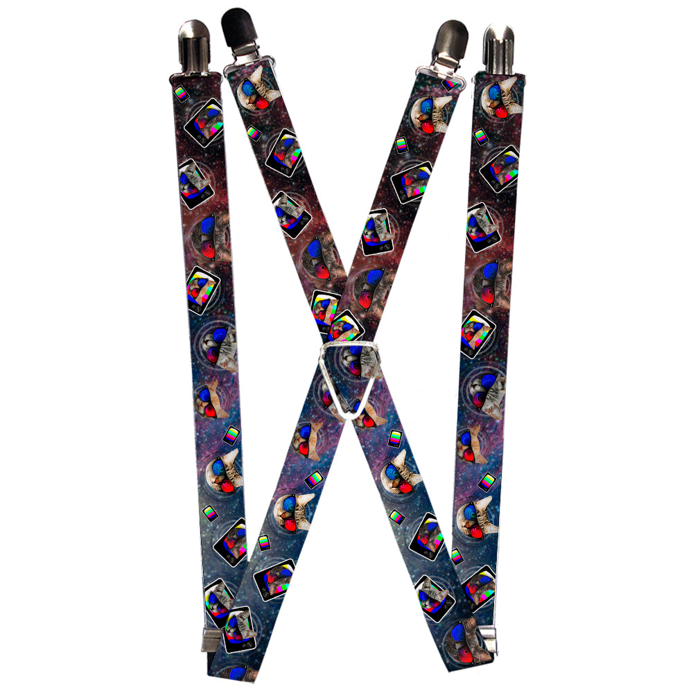 Suspenders - 3-D TV Cats in Space