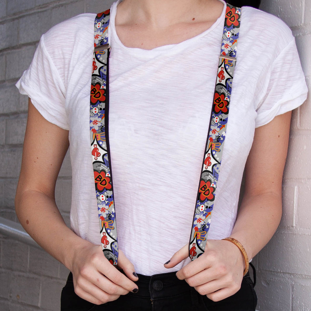 Suspenders - Buckle-Down Cartoon Suspenders Buckle-Down