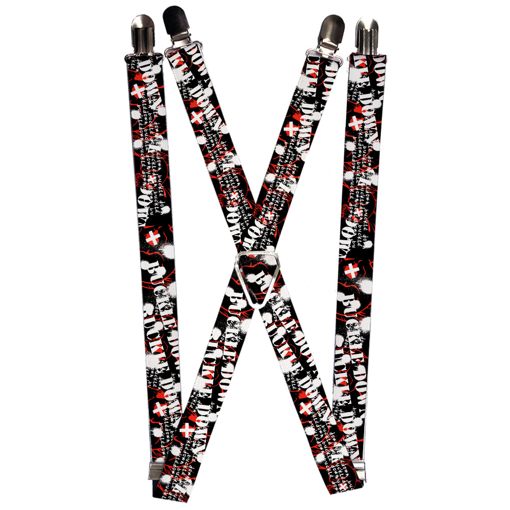Suspenders - Buckle-Down Punk Suspenders Buckle-Down 1.0-Inch Wide Regular