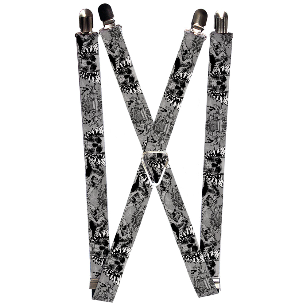 Suspenders - Buckle-Down Werewolves Suspenders Buckle-Down 1.0-Inch Wide Regular