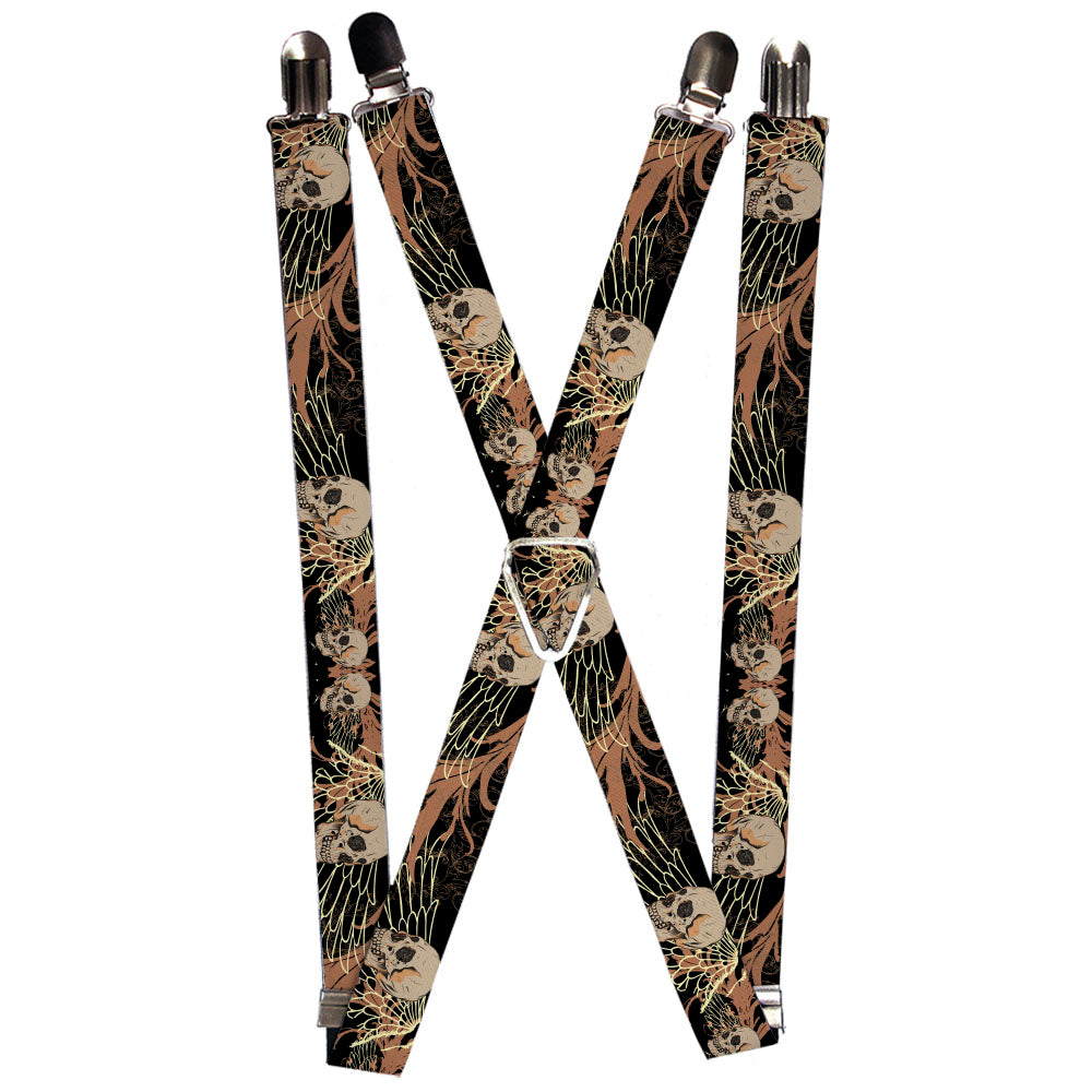 Suspenders - Buckle-Down Die Hard Skull 02 Suspenders Buckle-Down
