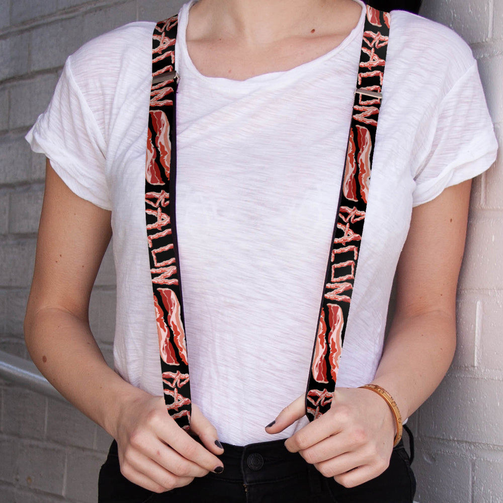 Suspenders - Bacon w/Text2 Suspenders Buckle-Down