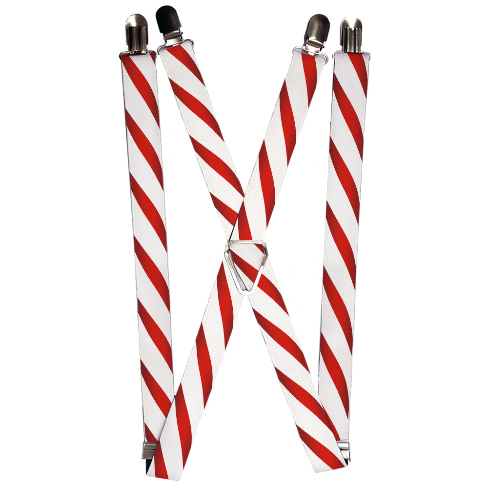 Suspenders - Candy Cane Suspenders Buckle-Down 1.0-Inch Wide Regular