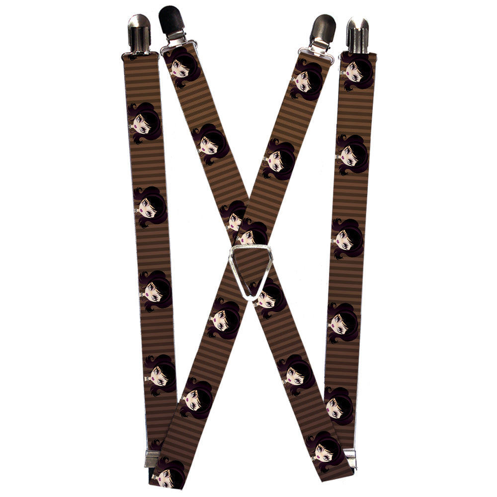 Suspenders - Cutesy Girl Suspenders Buckle-Down 1.0-Inch Wide Regular