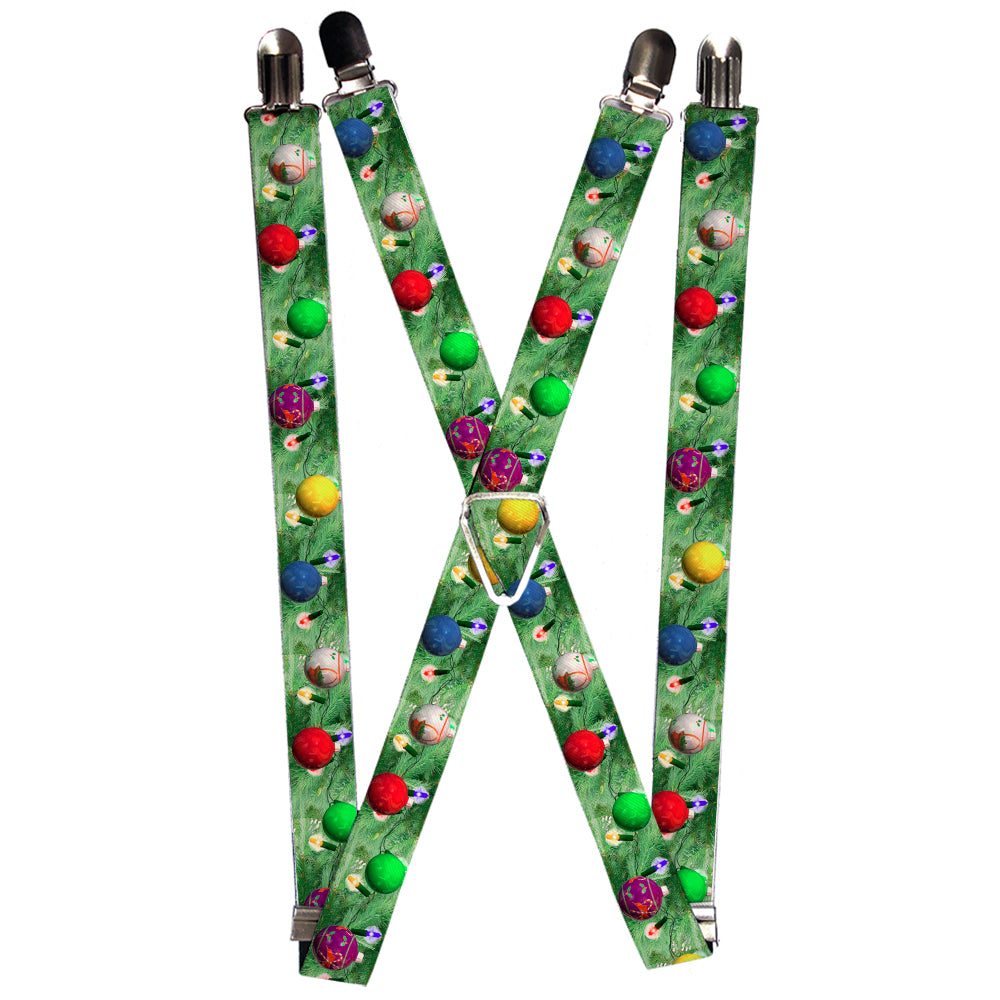 Suspenders - Decorated Tree Suspenders Buckle-Down