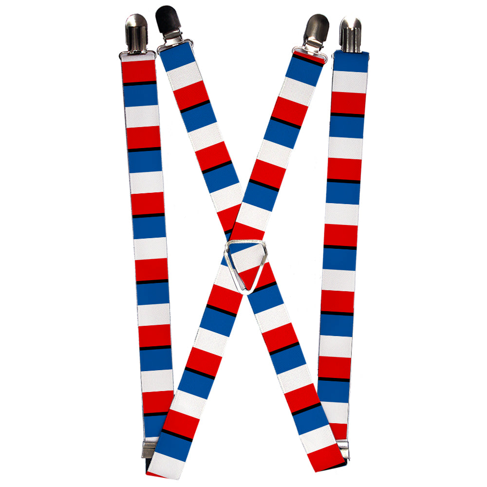 Suspenders - France Flags
