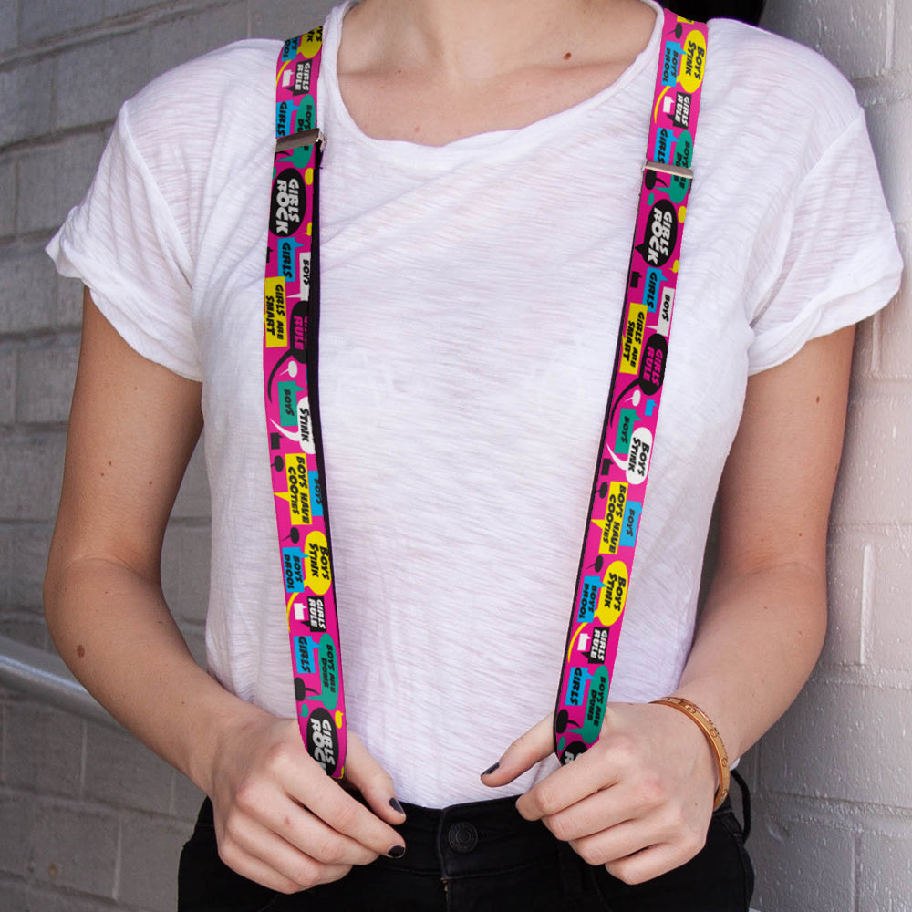 Suspenders - Girls Rule Bubbles