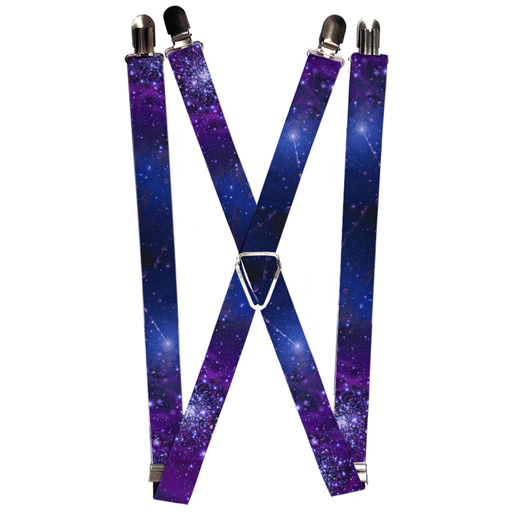Suspenders - Galaxy Blues/Purples