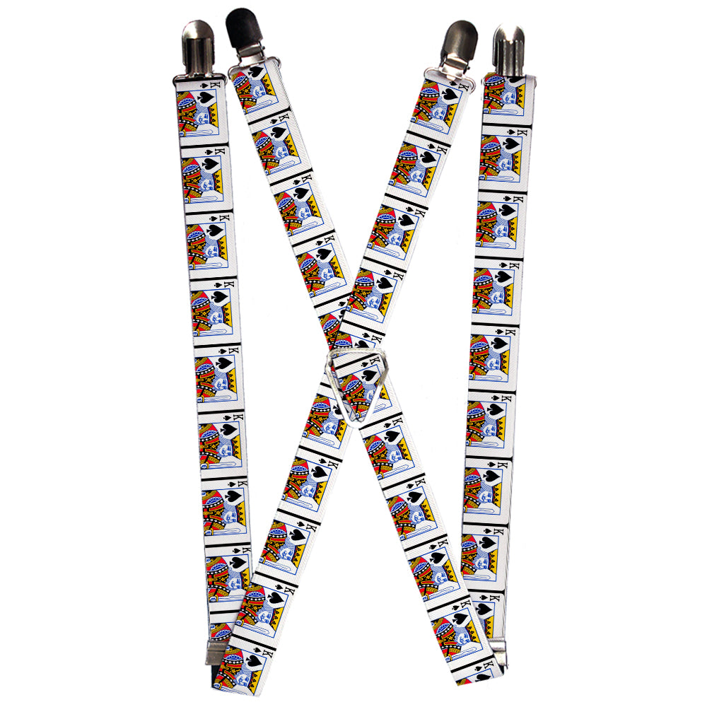 Suspenders - King of Spades Suspenders Buckle-Down 1.0-Inch Wide Regular