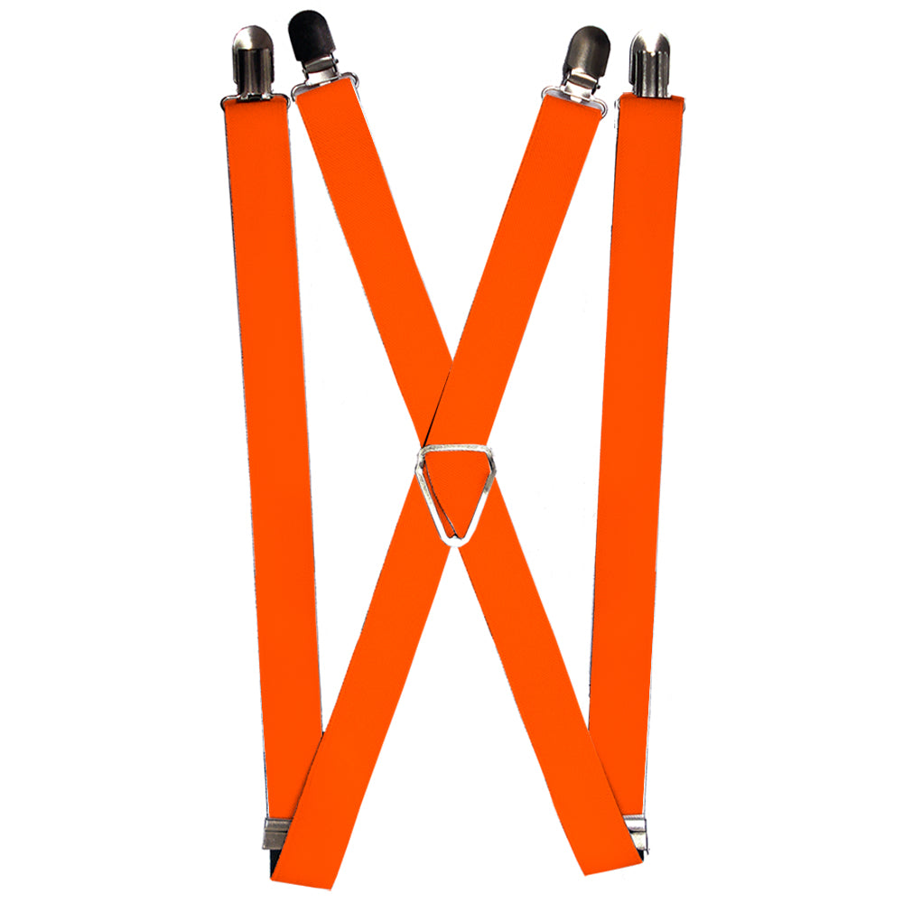 Suspenders - Neon Orange Suspenders Buckle-Down 1.0-Inch Wide Regular