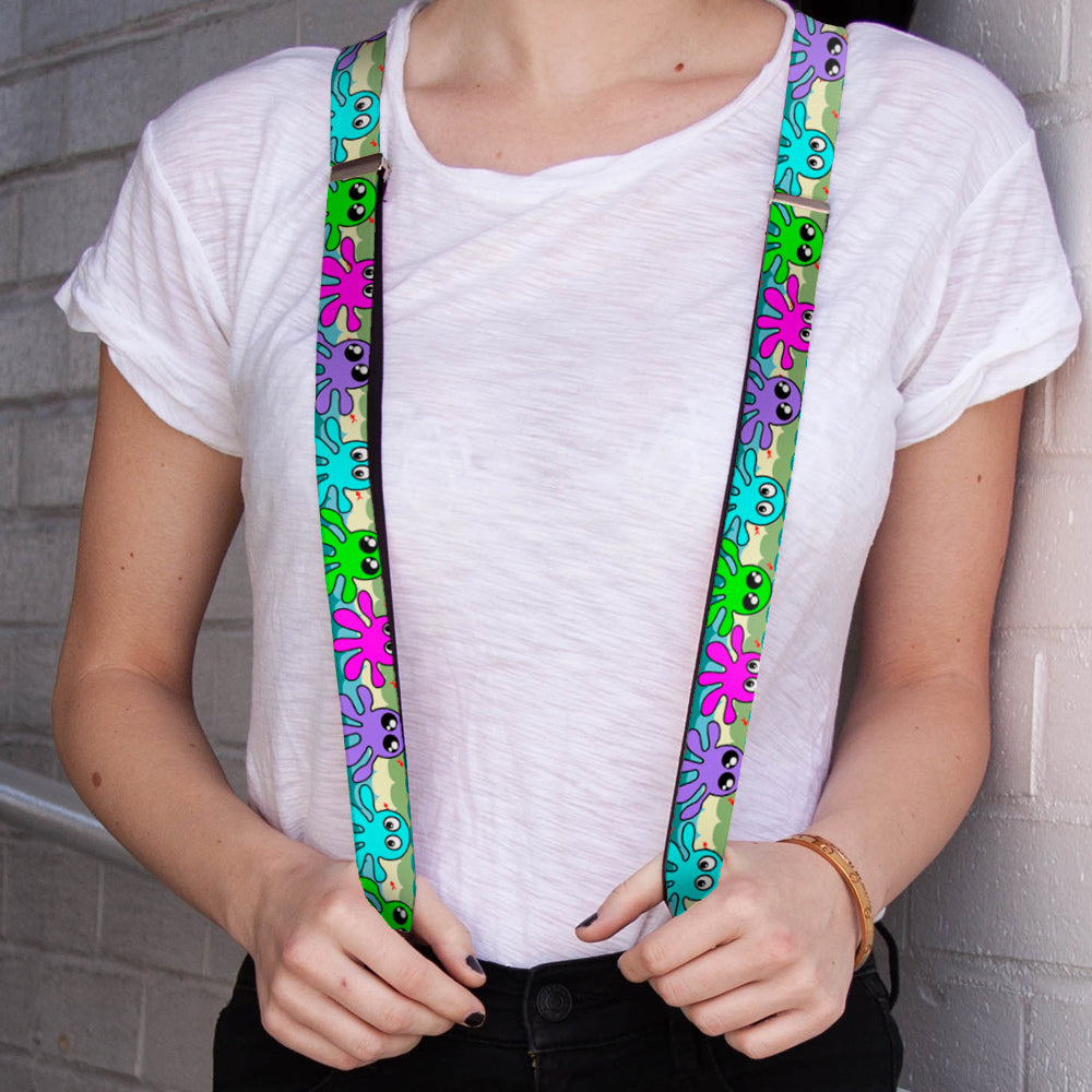 Suspenders - Octopus Cartoon Suspenders Buckle-Down