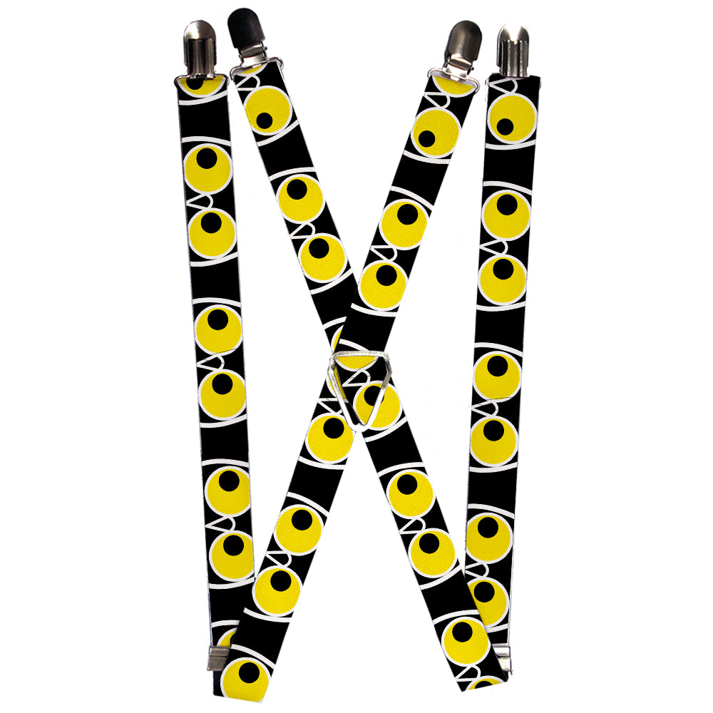 Suspenders - Owl Eyes 3 Suspenders Buckle-Down 1.0-Inch Wide Regular