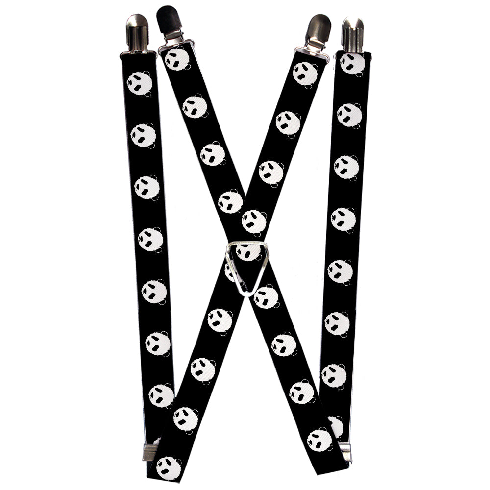 Suspenders - Panda Bear Repeat Suspenders Buckle-Down 1.0-Inch Wide Regular