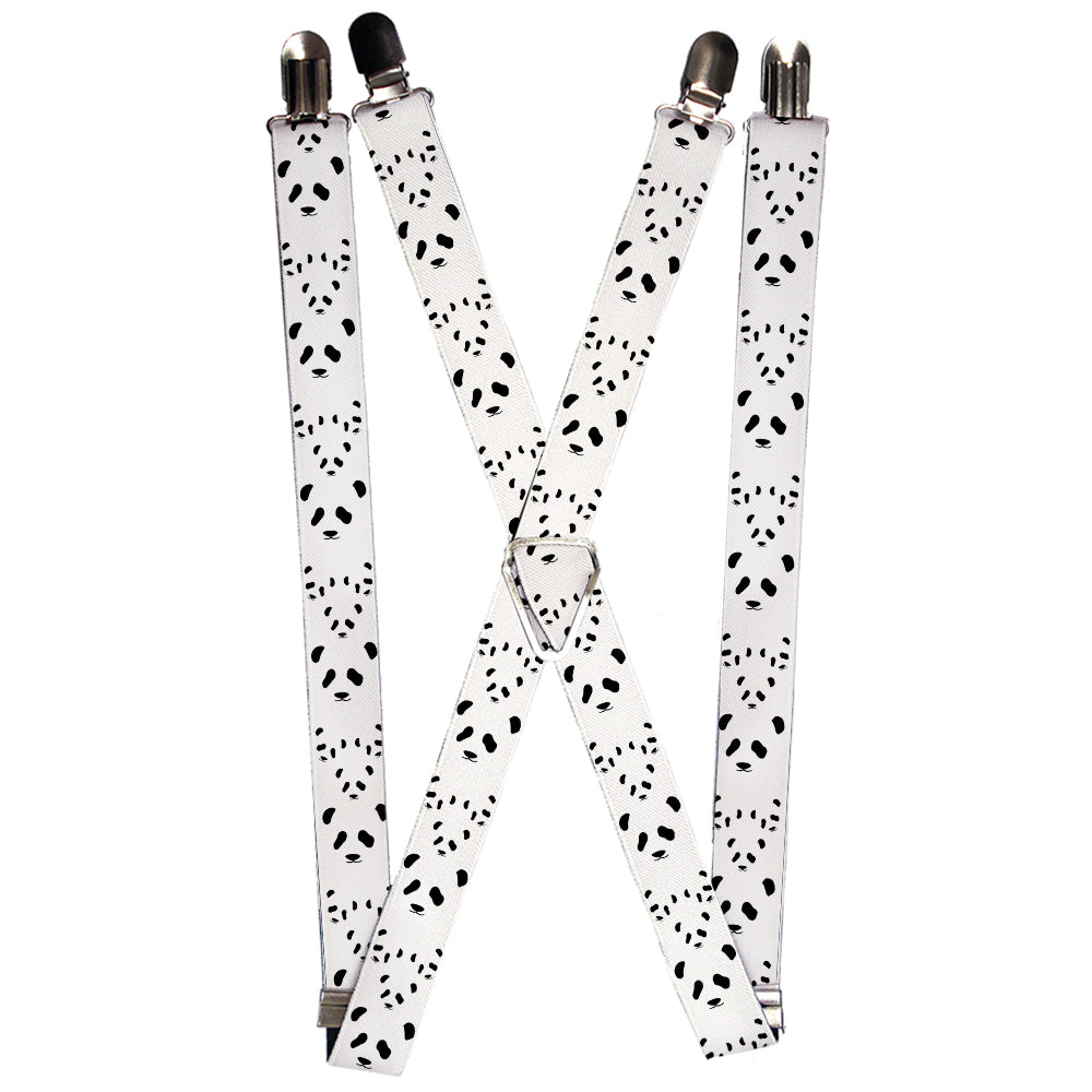 Suspenders - Panda Bear Spots Suspenders Buckle-Down 1.0-Inch Wide Regular