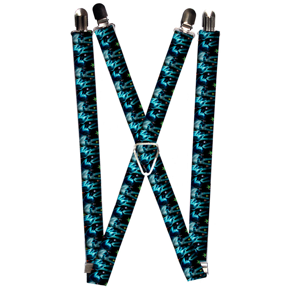 Suspenders - Peace & Starz Suspenders Buckle-Down 1.0-Inch Wide Regular