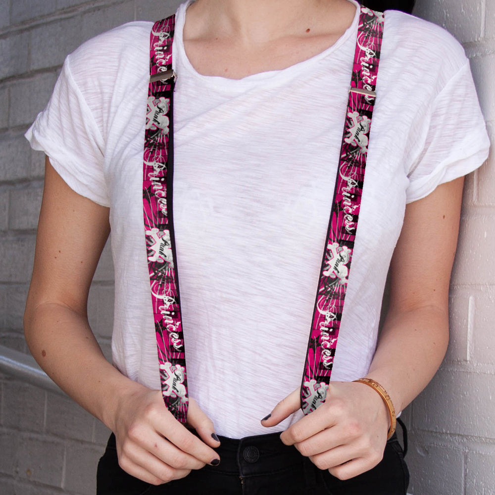 Suspenders - Punk Princess w/Piano Keys Suspenders Buckle-Down