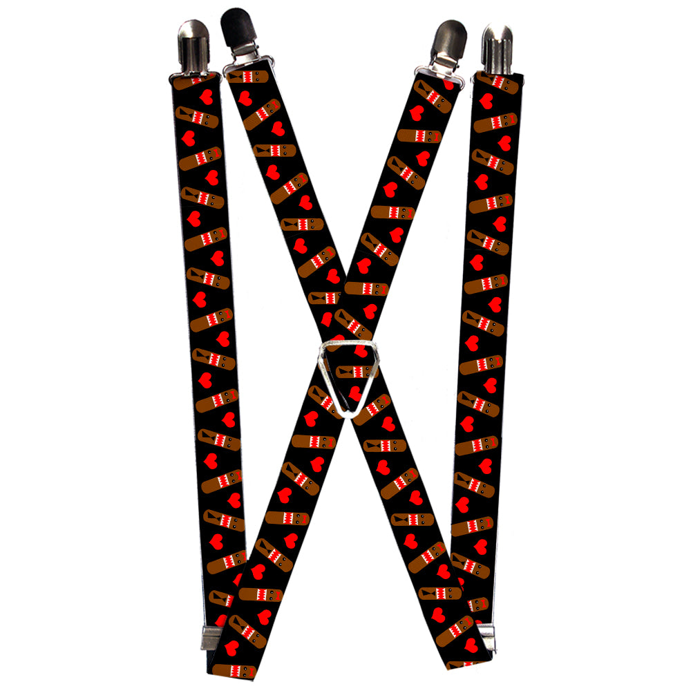 Suspenders - Skateboard Love Suspenders Buckle-Down 1.0-Inch Wide Regular
