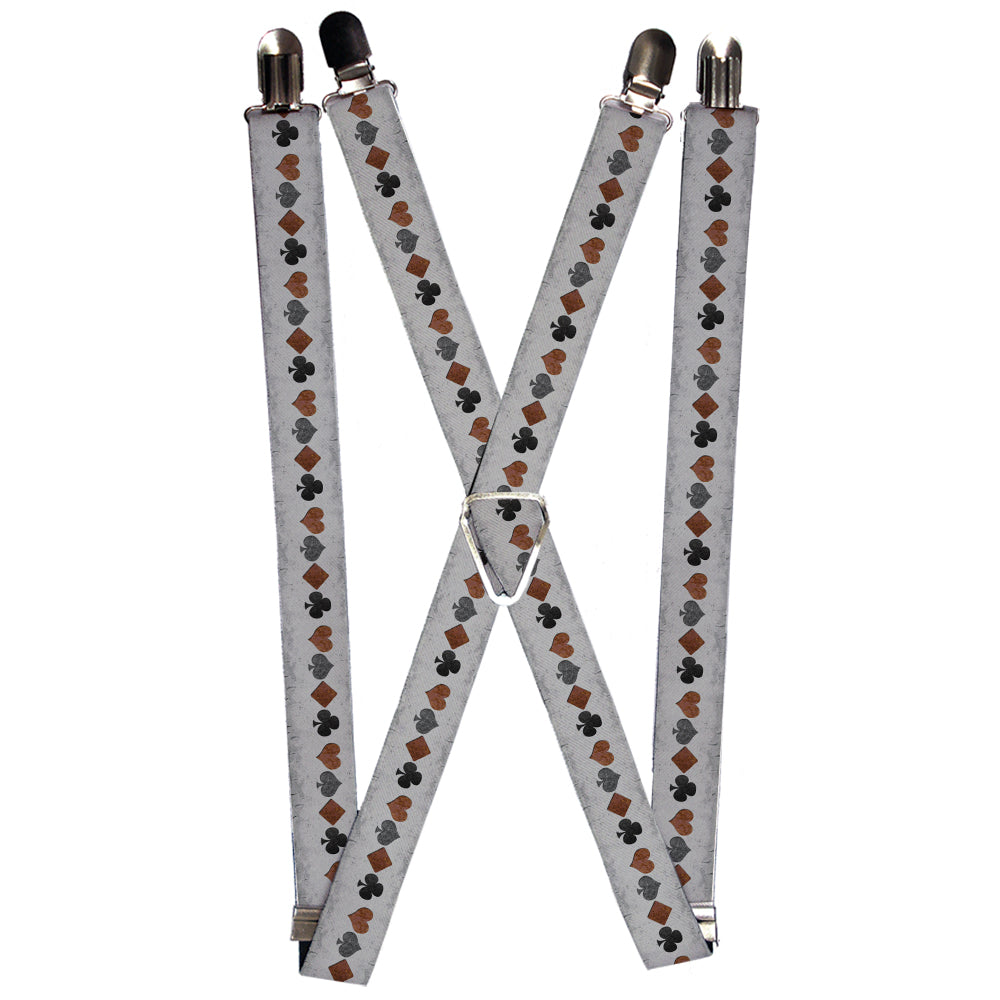 Suspenders - Suits Gray Stone Suspenders Buckle-Down 1.0-Inch Wide Regular