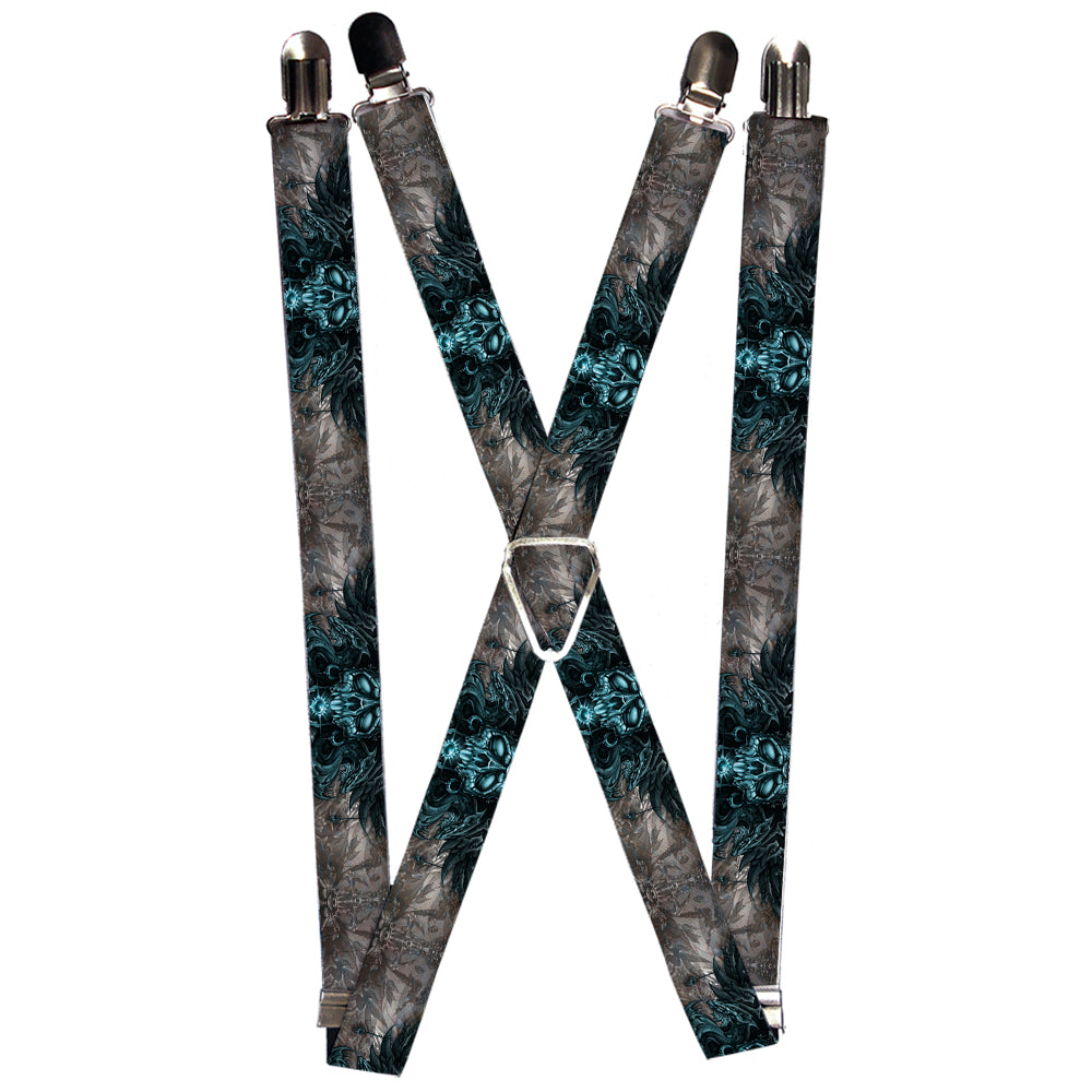 Suspenders - Tattoo Johnny-Star Machine Suspenders Tattoo Johnny 1.0-Inch Wide Regular
