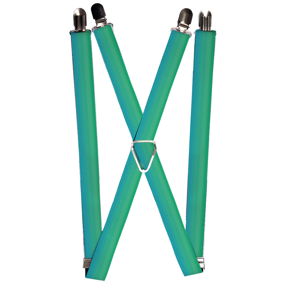 Suspenders - Teal Ombre Suspenders Buckle-Down 1.0-Inch Wide Regular