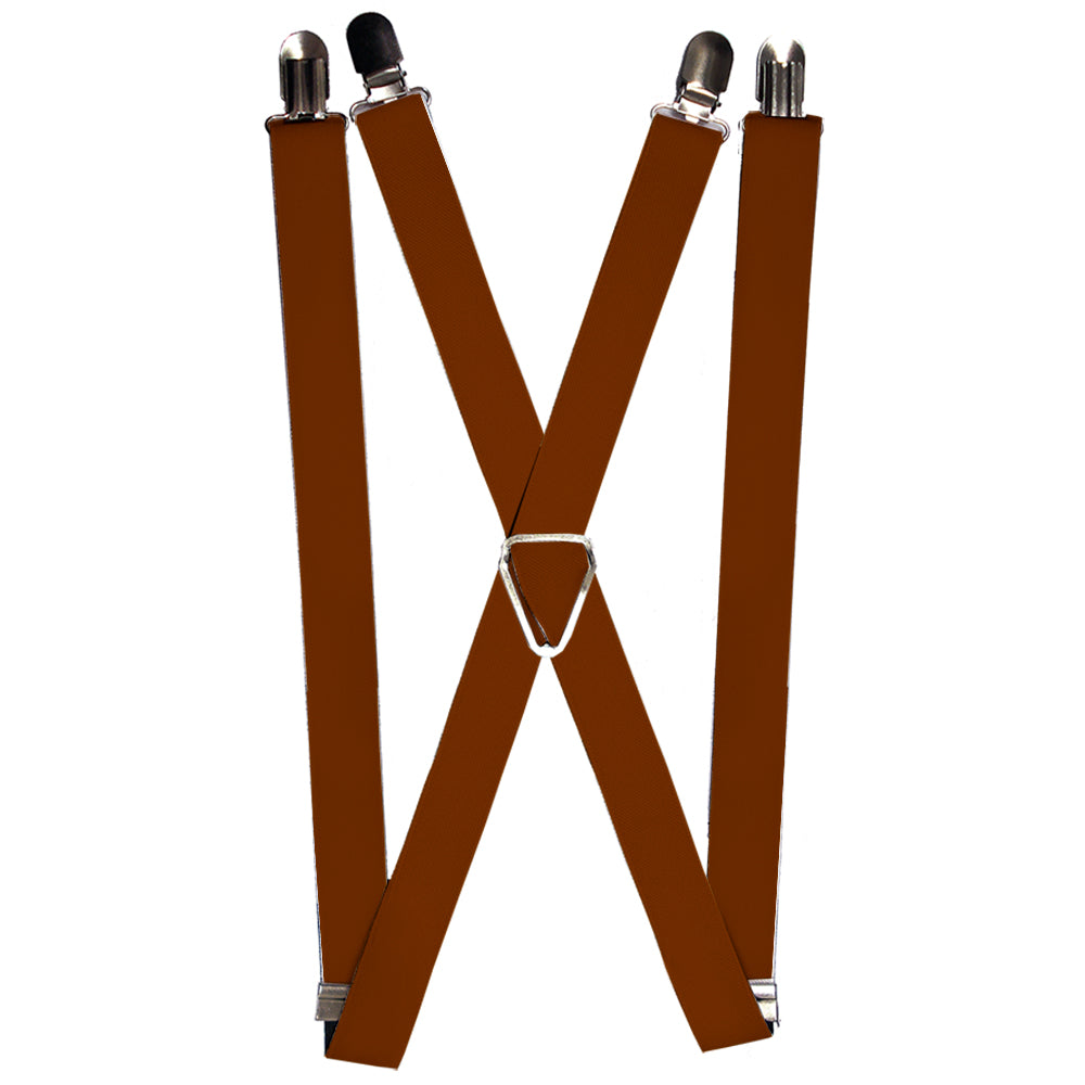 Suspenders - Brown Print Suspenders Buckle-Down 1.0-Inch Wide Regular