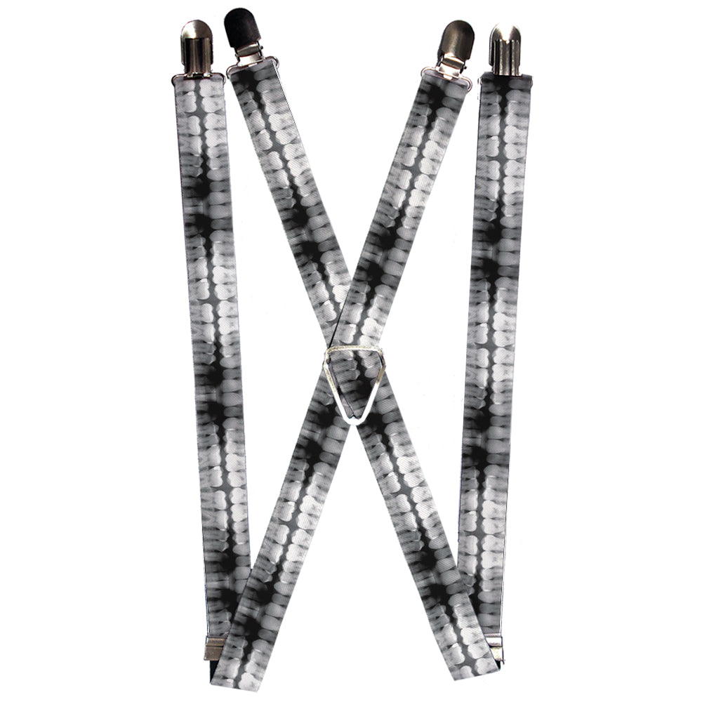 Suspenders - Dental X-Rays Black/White Suspenders Buckle-Down 1.0-Inch Wide Regular