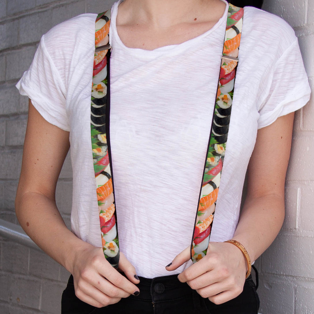 Suspenders - Sushi Vivid Suspenders Buckle-Down