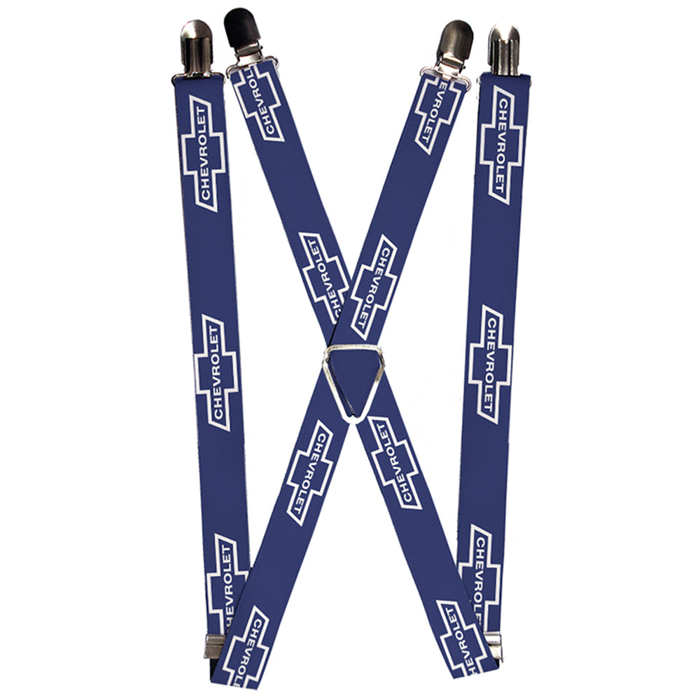 Suspenders - 1965 CHEVROLET Bowtie Blue/White