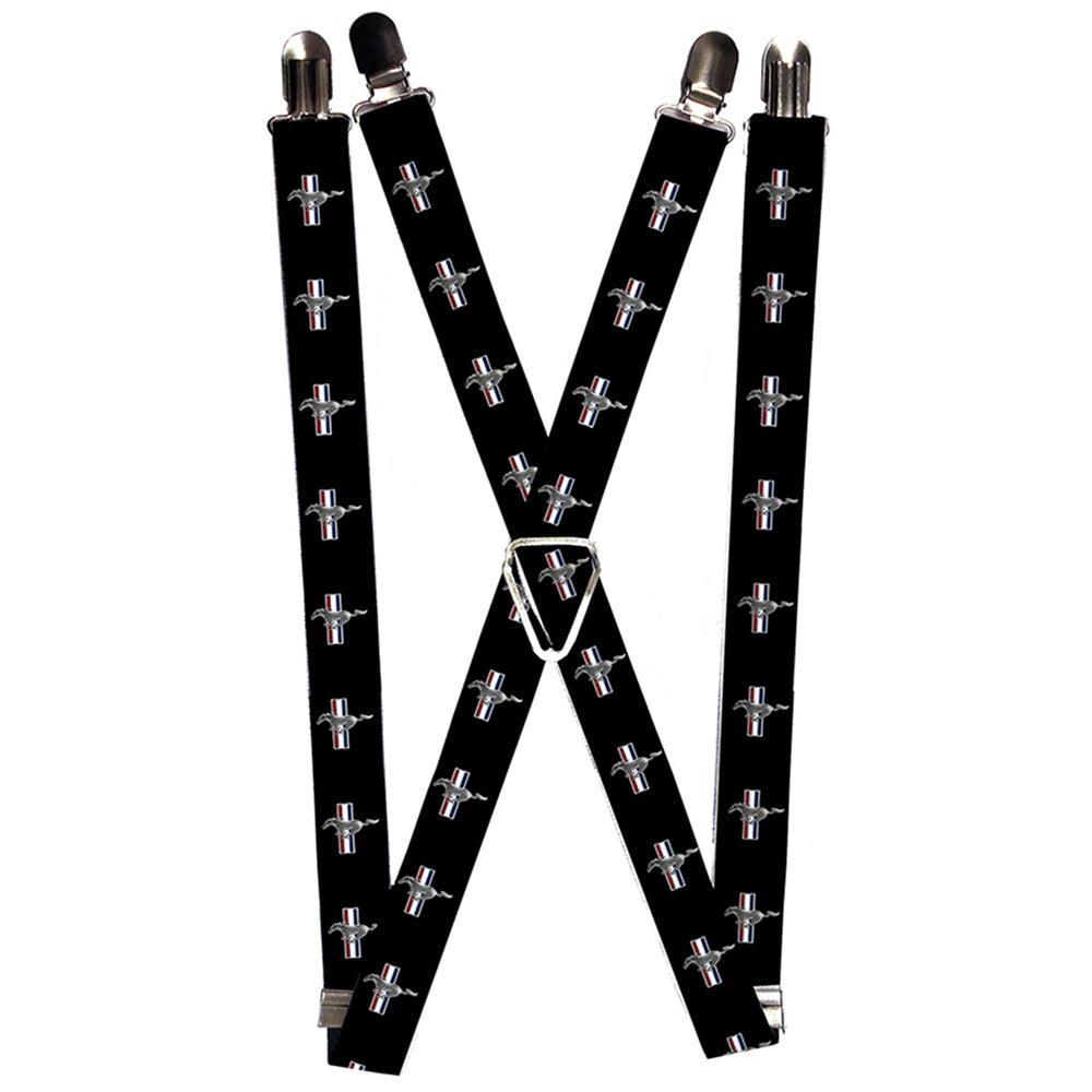 Suspenders - Ford Mustang w/Bars Logo REPEAT