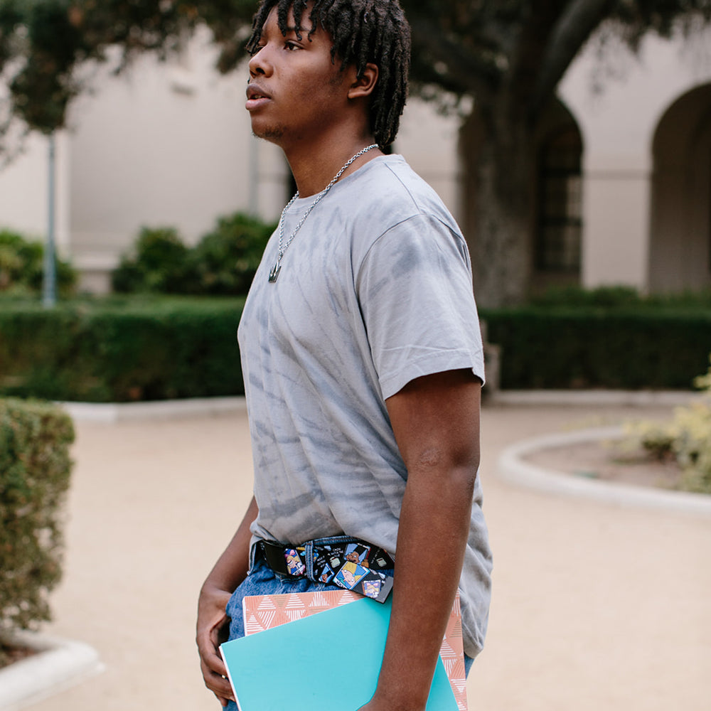 Black Buckle Web Belt - Hey Arnold Class Pix/Quotes ARNOLD/GERALD/HELGA Webbing Web Belts Hey Arnold