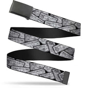 Black Buckle Web Belt - Harry Potter Potion Labels Webbing Web Belts Harry Potter